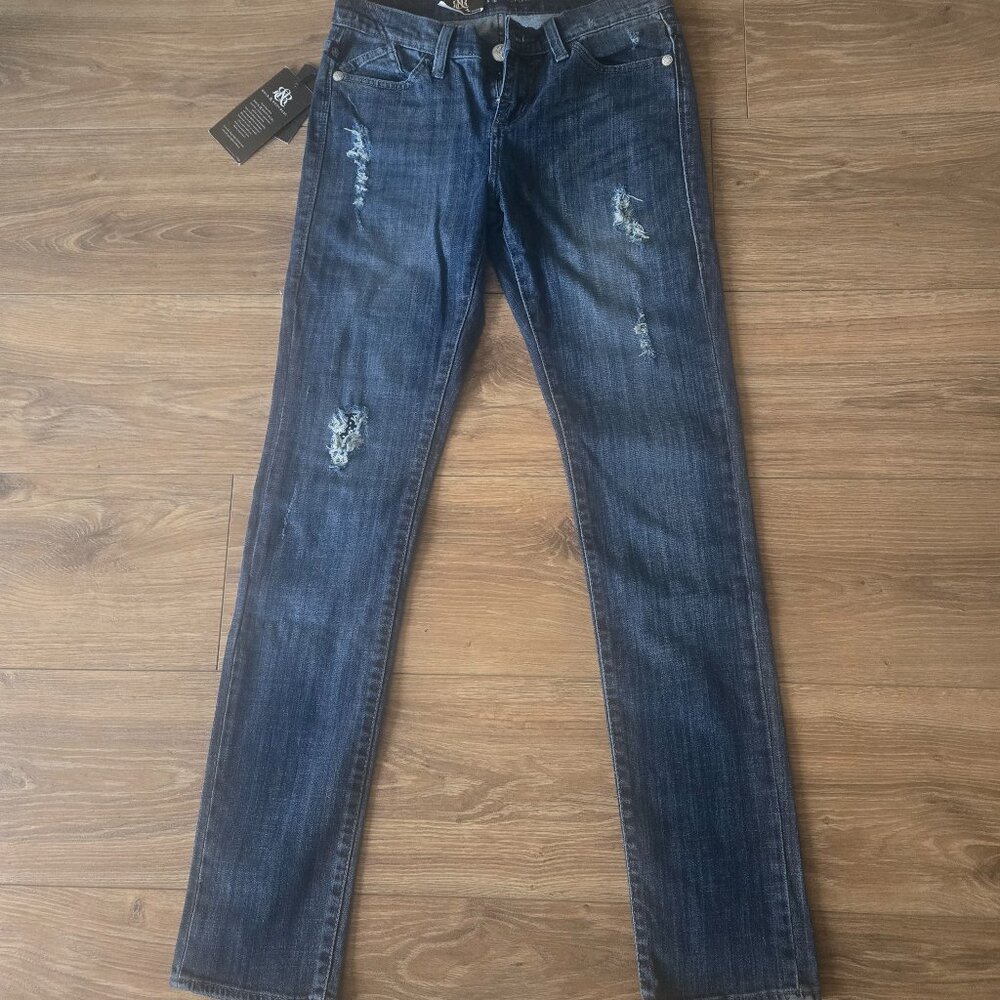 Rock & Republic Rhinestoned Berlin Skinny Jean